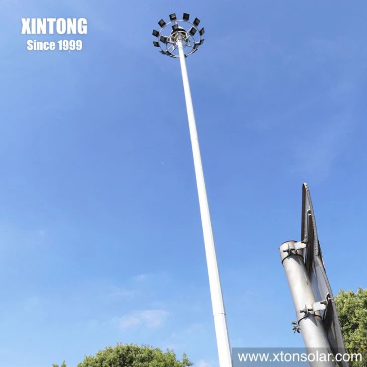 30m 35m High Mast Lighting Pole Tower Drawing