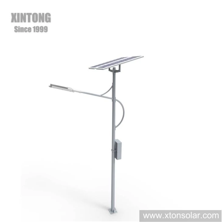 Battery Hanged Double Arm Solar LED Street Light Automatic Control Battery Hanged Double Arm Solar LED Street Light Automatic Control
