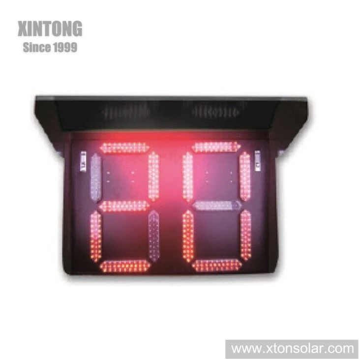 Red Pedestrian Countdown Timer LED Traffic Signal Light