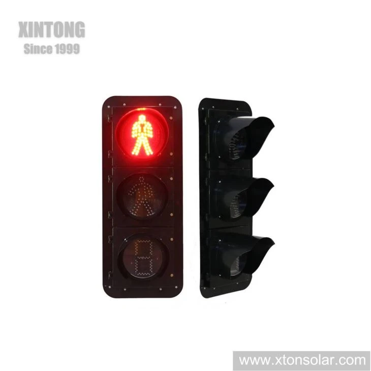 200MM Pedestrian Traffic Light With Black Housing 200MM Pedestrian Traffic Light With Black Housing