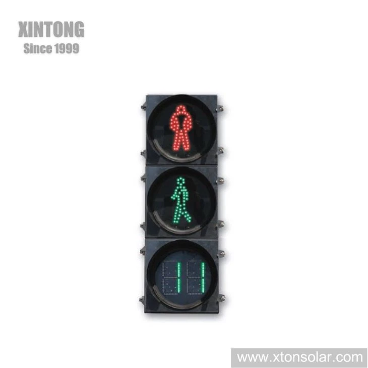 200MM Pedestrian Traffic Light With Black Housing 200MM Pedestrian Traffic Light With Black Housing